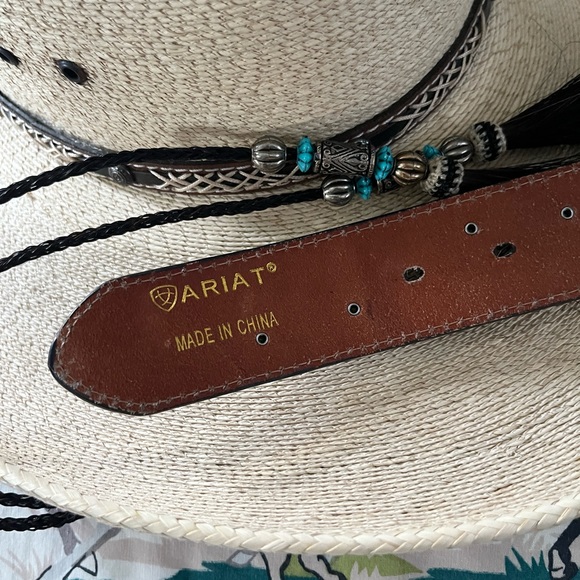 🤠 ARIAT WESTERN BELT - 2011 LIMITED EDITION BUCKLE FROM ORIGINAL MASTER - Picture 4 of 9